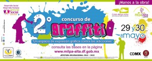 Invitan a participar en el Segundo Concurso de Graffiti 2014 en Milpa Alta.