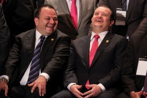 Jesús Rodríguez Almeida, secretario de Seguridad DF, y el procurador Rodolfo Ríos