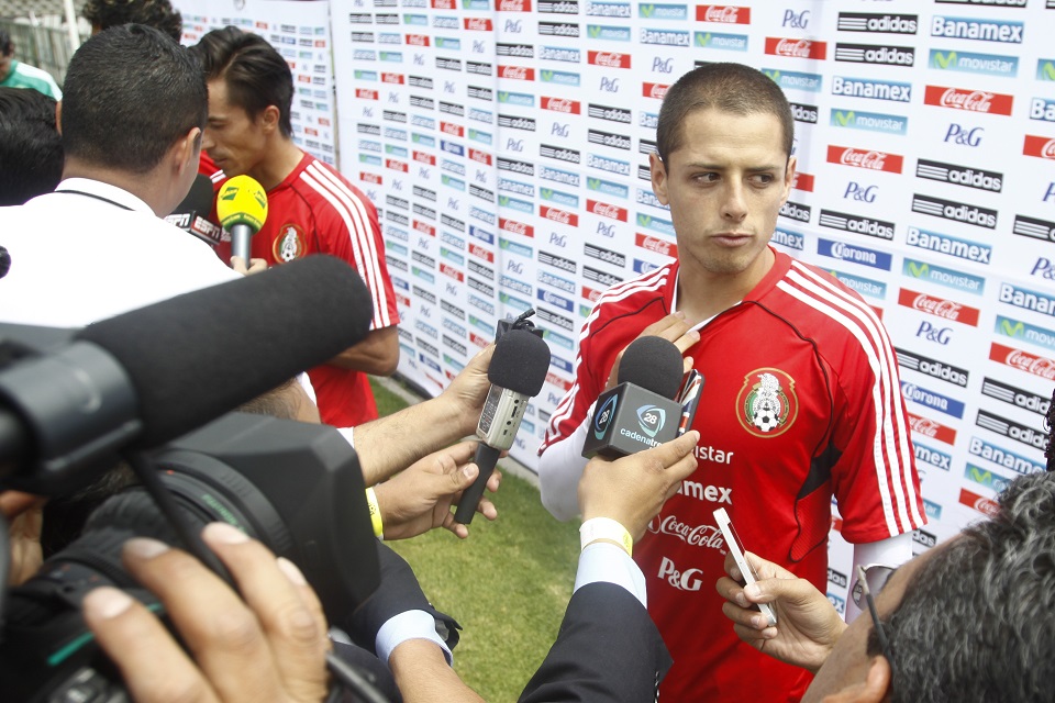 Javier "Chicharito" Hernández. FOTO: ESPECIAL CUARTOSCURO.