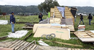 Participaron más de mil 300 elementos en coordinación con personal del GDF, de la PGJDF, vigilancia Ambiental y Comisión de Recursos Naturales (Foto Cuartoscuro)