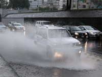Lluvias y encharcamientos en siete delegaciones