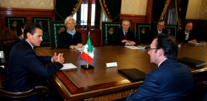 Peña Nieto y directora de FMI analizan logros económicos de México