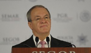 El Comisionado Nacional de Seguridad, Monte Alejandro Rubido García