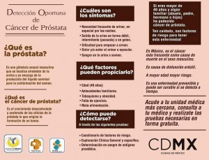 Llama el Secretario de Salud, Armando Ahued a los hombres capitalinos a realizarse el examen prostático