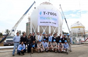 Ponen en marcha un tanque de almacenamiento de Cloruro de Vinilo