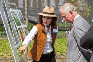 Visita Prince Carlos, de Inglaterra en compañía de Tanya Müller, la zona chinampera de Xochimilco