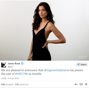 James Bond twitteo este acontecimiento.