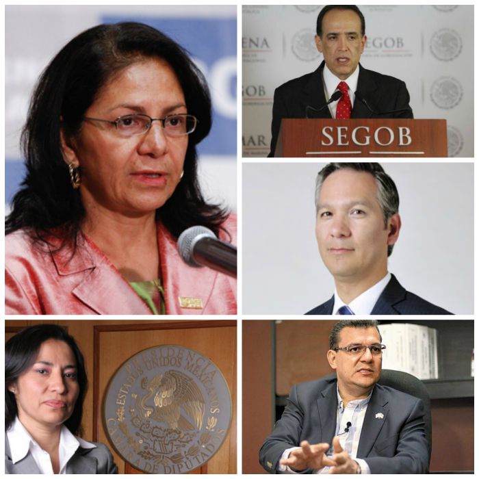 Entre los nuevos nombramientos destacan: Particia Bugarín Gutiérrez; Felipe Muñoz Vázquez; Ricardo Bucio; Eduardo Guerrero Durán y Ruth Zavaleta