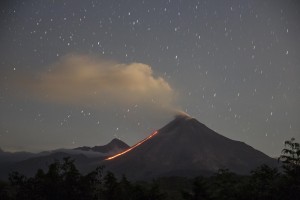 El volcán de Colima ha incrementado su actividad en los últimos días. Foto: cuartoscuro