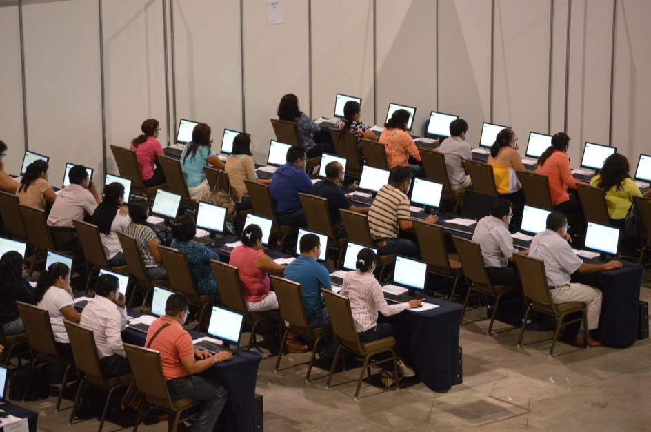En la primera etapa se evaluó a 99.1 por cierto de los docentes de la educación básica.