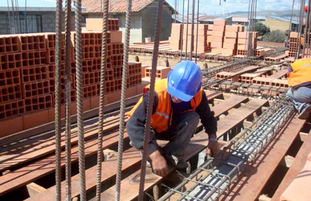 El sector de la construcción fue el que registró un mayor aumento de plazas para trabajadores.