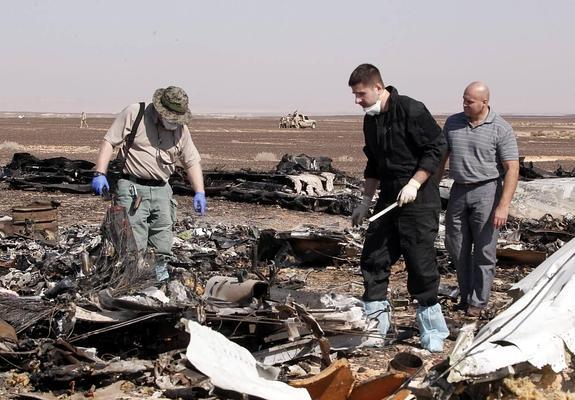 Siniestro de avión ruso en la península egipcia en el Sinaí se debió a un atentado Foto: EFE