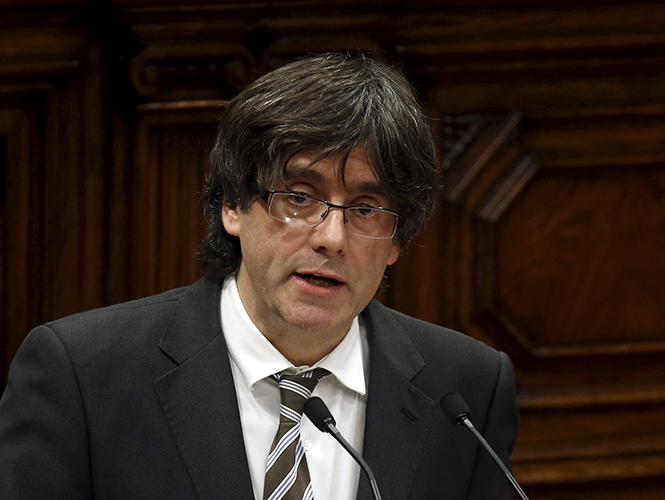 Puigdemont ha dejado claro que el objetivo de la independencia es irrenunciable