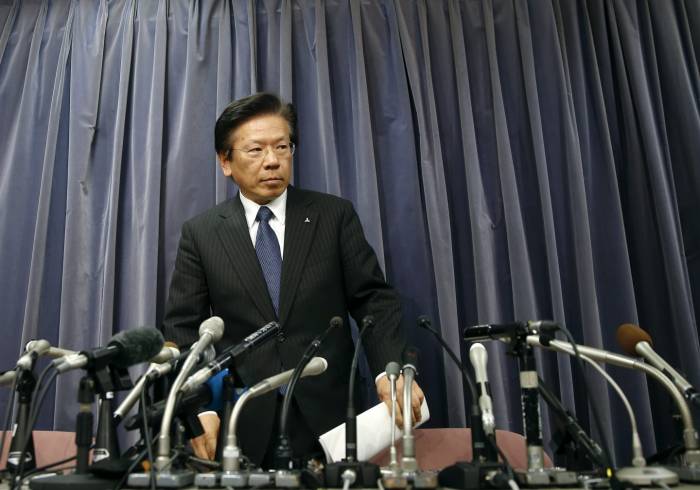 Tetsuro Aikawal, presidente del fabricante nipón de vehículos Mitsubishi Motors Foto: EFE