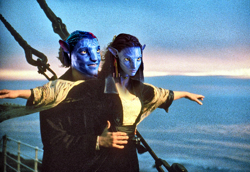 Avatar y Titanic, ambas cintas de James Cameron, son también las películas más exitosas de la historia.